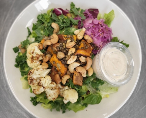 Vegatarisk sallad
