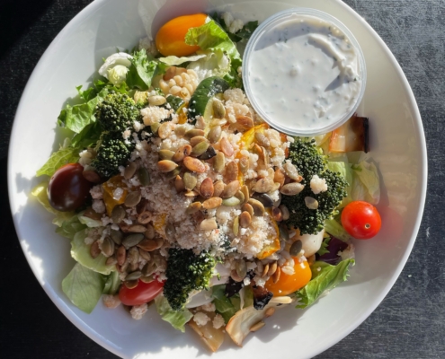 Vegetarisk Getost sallad